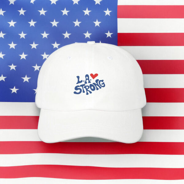 A strong, LA wildfire supporter hat