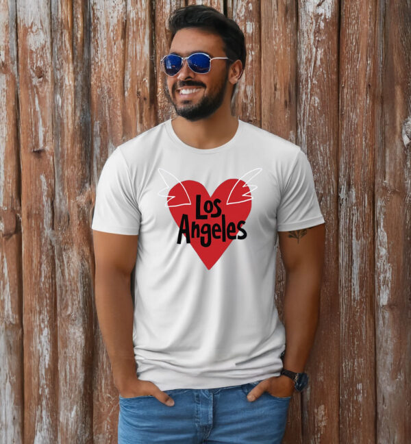 I Love Los Angeles City Pride Heart T-Shirt