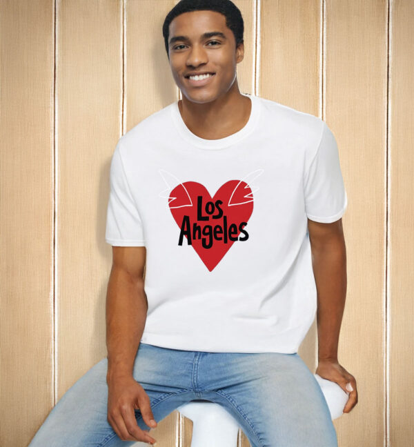 I Love Los Angeles City Pride Heart T-Shirt