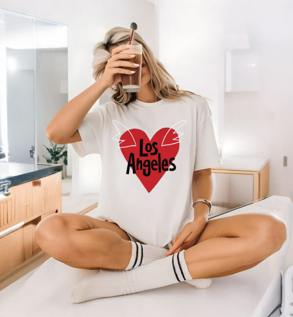 I Love Los Angeles City Pride Heart T-Shirt