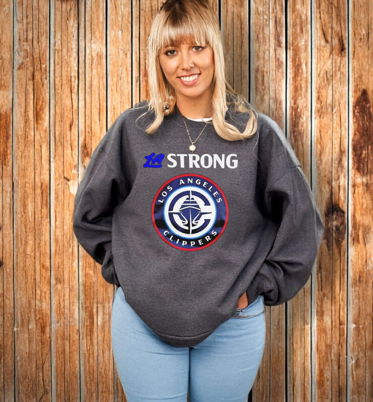 Los Angeles Clippers LA Strong Sports Teams Unite On Charitable Logo T-Shirt