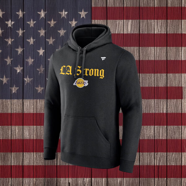 Los Angeles Lakers LA Strong Fleece Pullover Hoodie