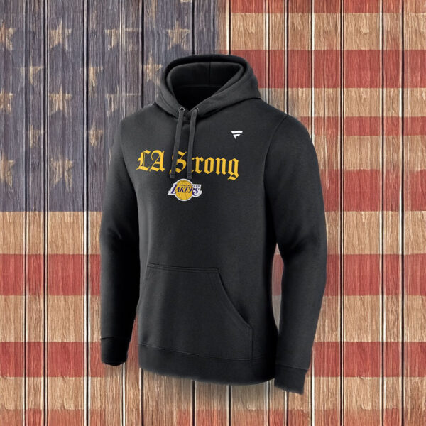 Los Angeles Lakers LA Strong Fleece Pullover Hoodie