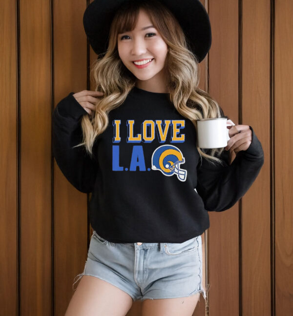 Los Angeles Rams Football I Love LA T-Shirt