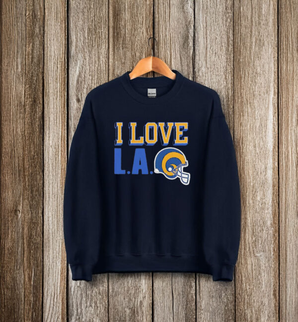 Los Angeles Rams Football I Love LA T-Shirt