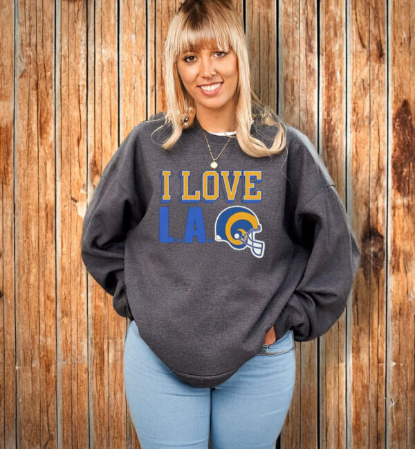 Los Angeles Rams Football I Love LA T-Shirt