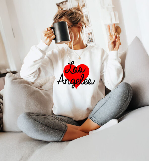 Love Los Angeles California Heart T-Shirt