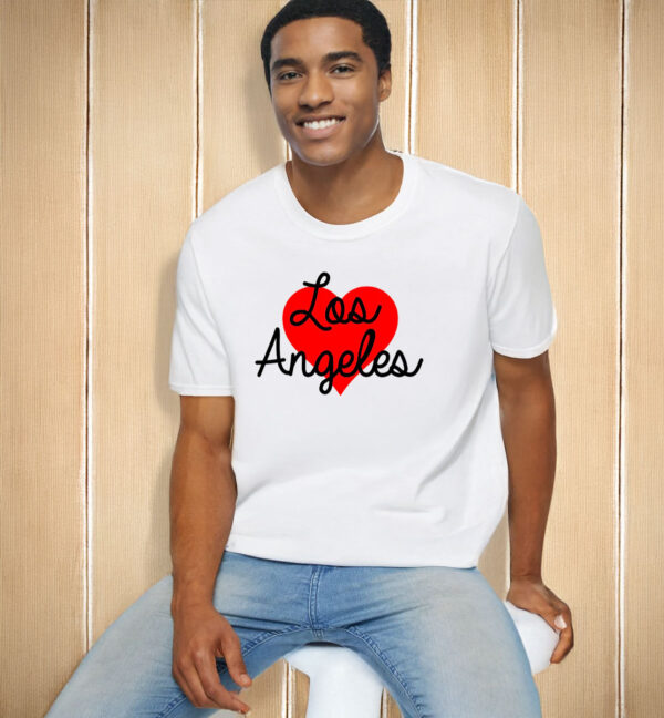 Love Los Angeles California Heart T-Shirt