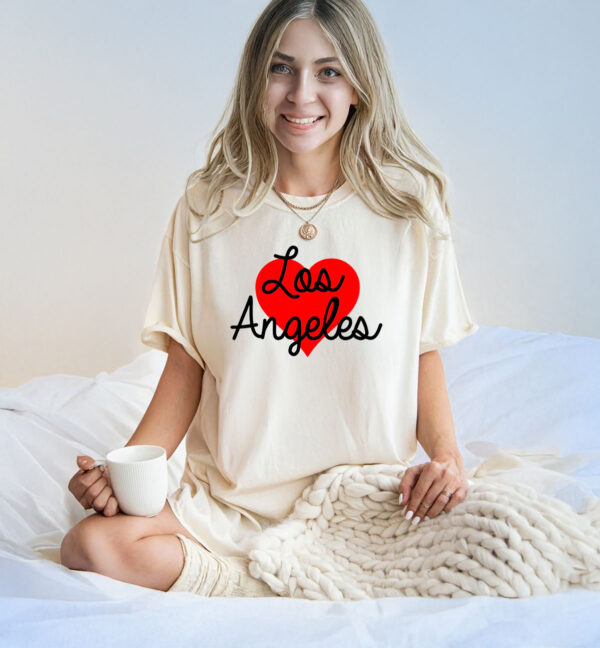 Love Los Angeles California Heart T-Shirt