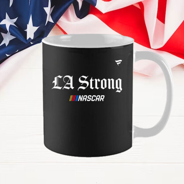 NASCAR Fanatics Black LA Strong Mug