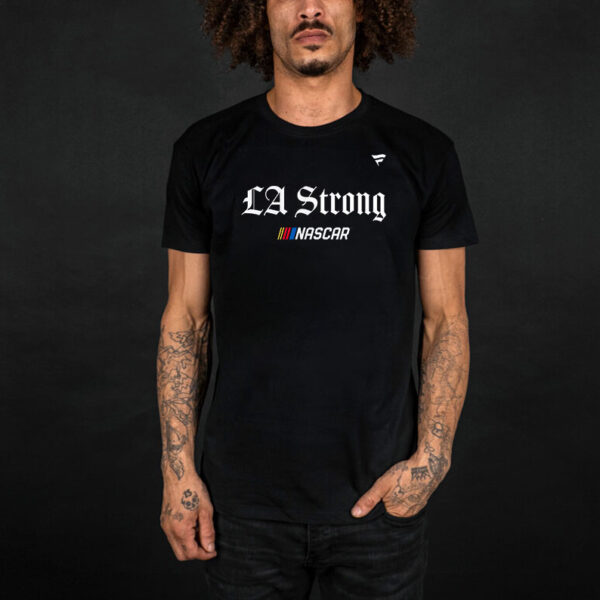 NASCAR Fanatics Black LA Strong T-Shirt