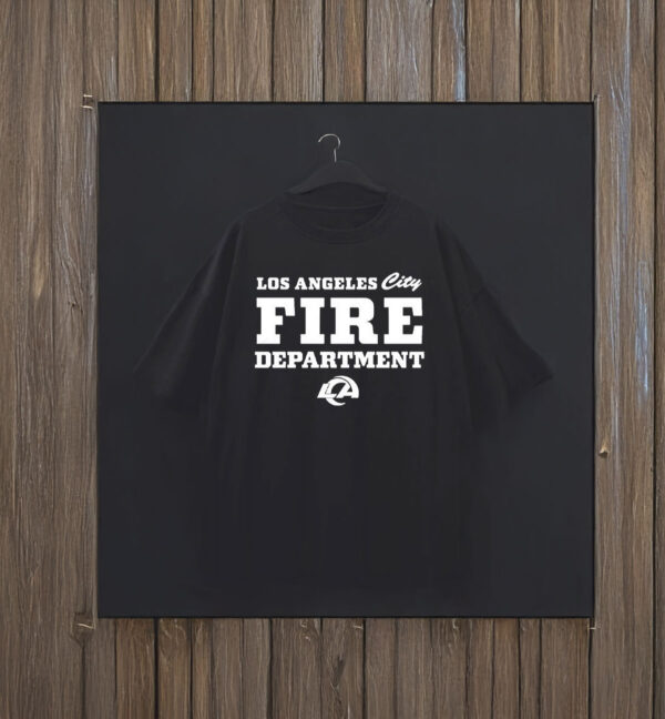 Official Los Angeles Rams x LA City Fire Department Limited Edition 2025 T-Shirt