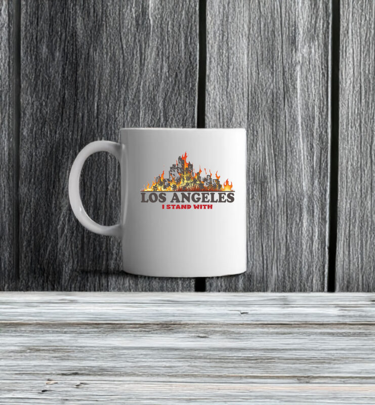 I Stand With Los Angeles California Mug
