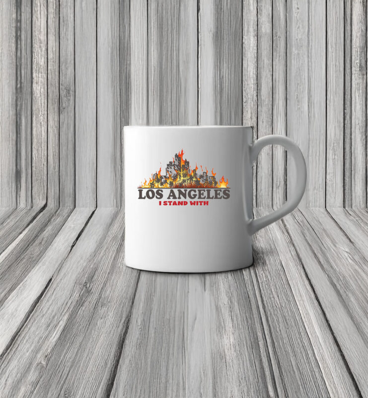 I Stand With Los Angeles California Mug
