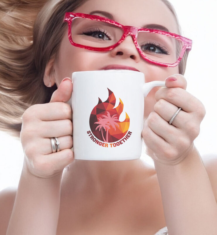 Los Angeles Support Group Stronger Together Mug
