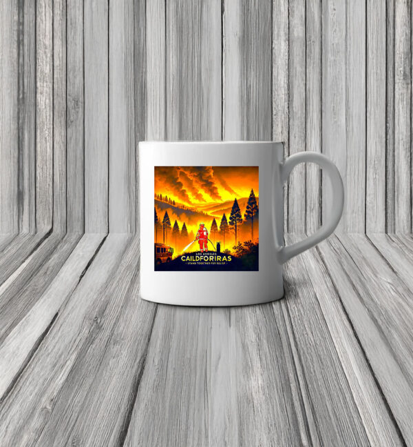 Los Angeles fire and California fire Unite for Help and Raise Awareness Mug