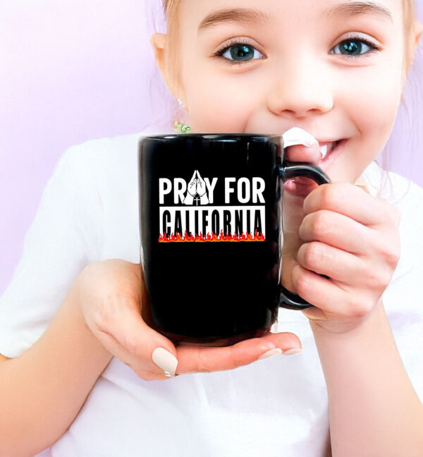 Pray For California Mug