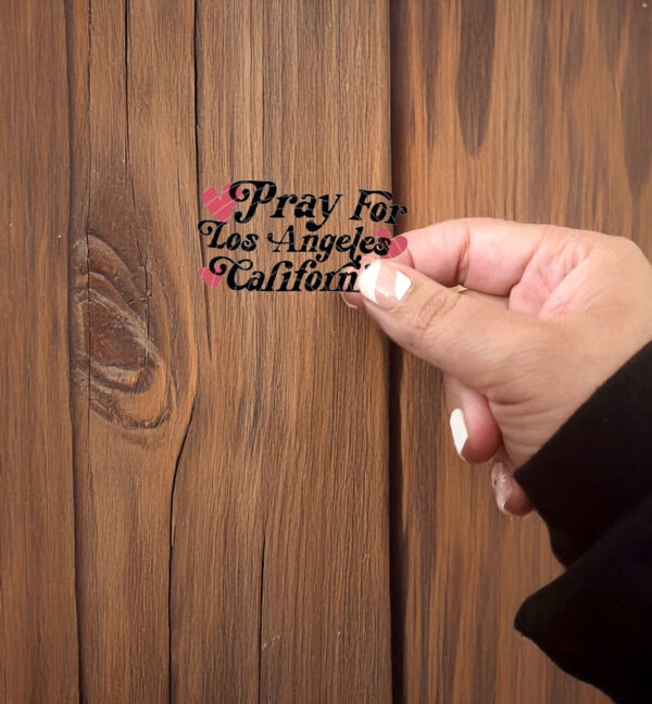 Pray For Los Angeles California Sticker ,Car Magnet