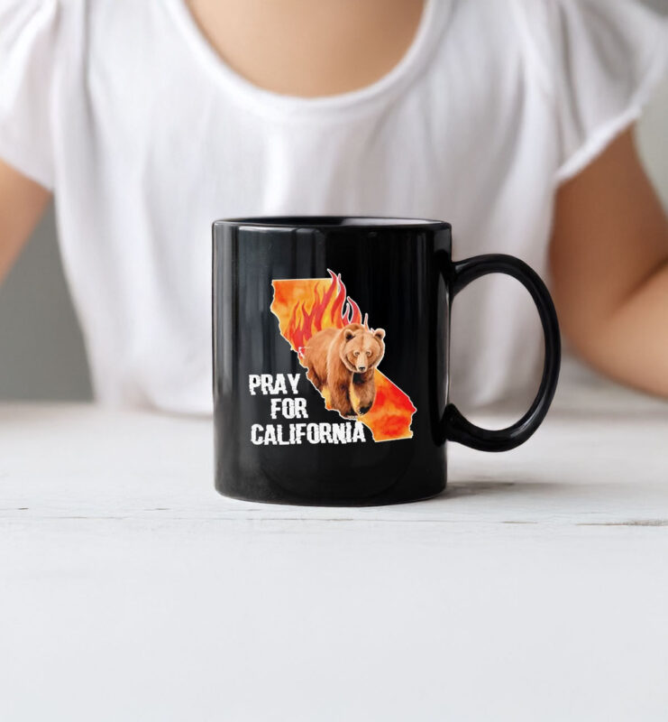 Support LA Fighters, Pray For California Mug